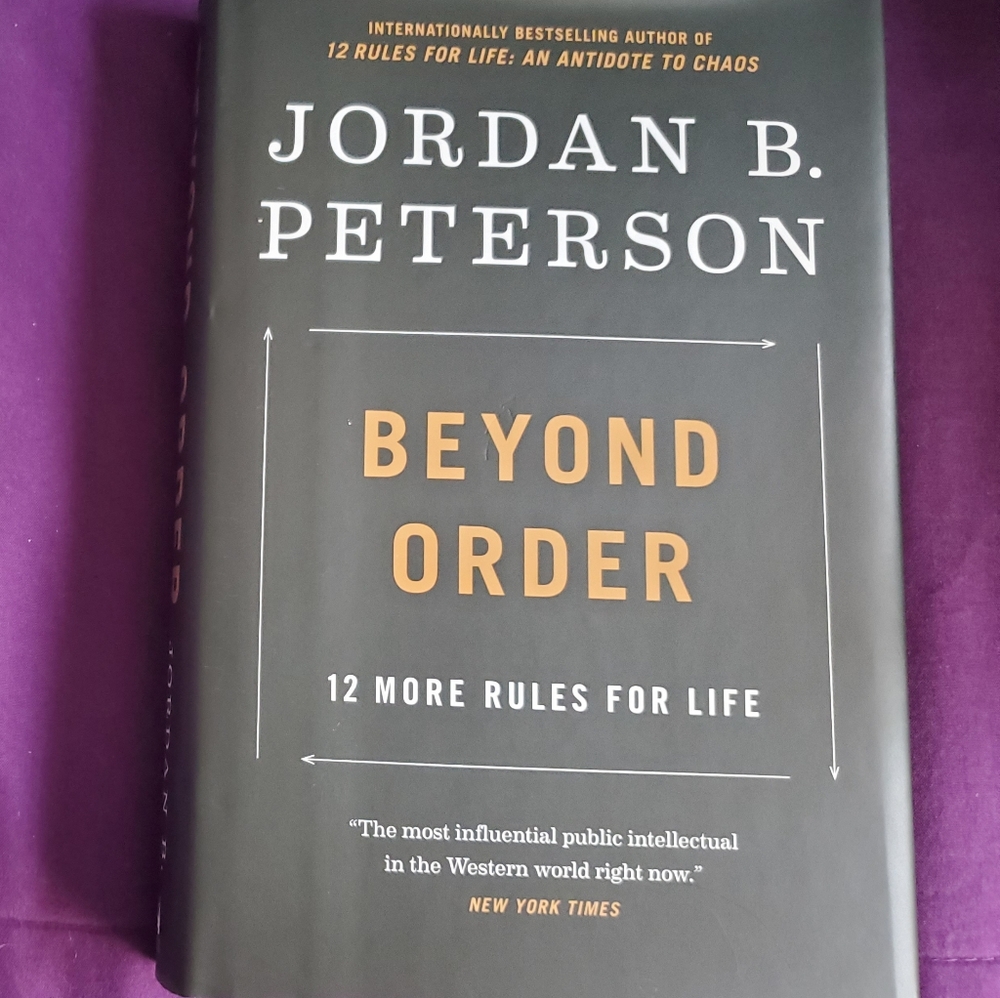 Jordan B. Peterson: Beyond Order 12 More Rules For Life Autograghed Book
